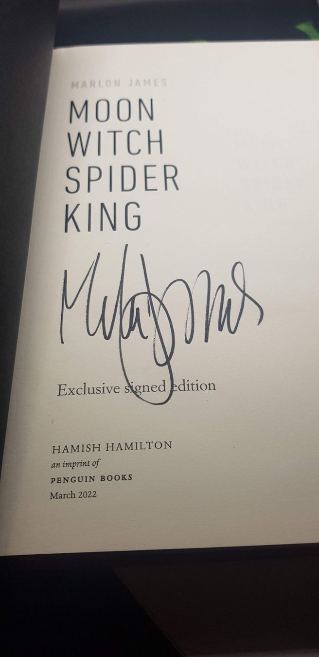Libri: Moon Witch Spider King - Marlon James **Signed** Book – Usato da Hünenberg See venduto da SpecialEditionGaming 2