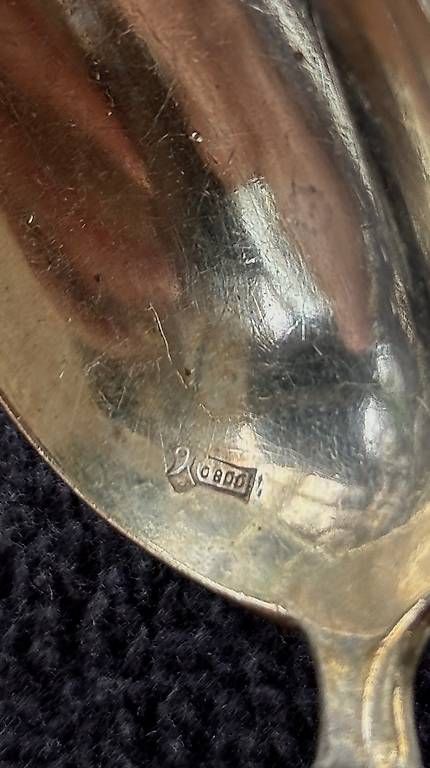 Cucchiai: 3 Löffel Silber 800 gemustert – Usato da Rafz venduto da Sukion 3