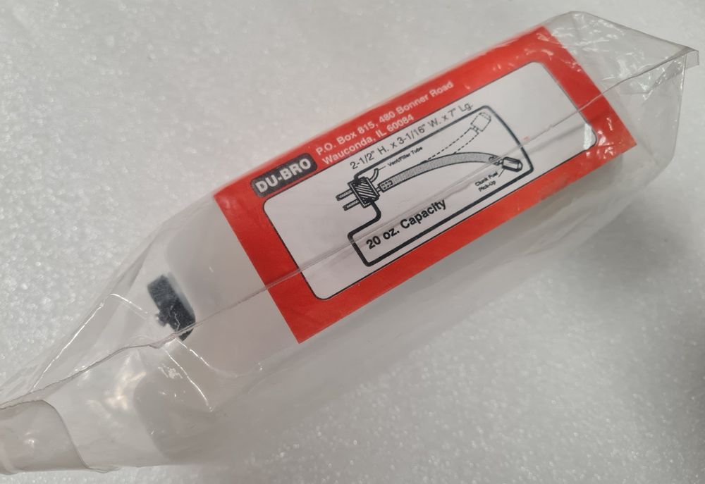 Serbatoio Carburante Quadrato DU-BRO S6 6 Oz (177 Ml) Per Modellismo - DUB406