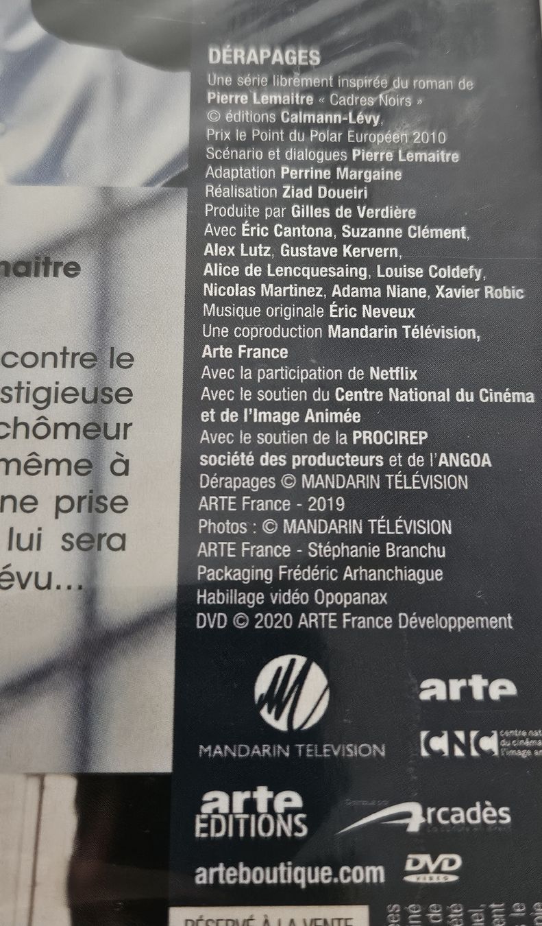 Tutti i DVDs: Dérapages / Éric Cantona / DVD – Nuovo e nell'imballaggio originale da Cortaillod venduto da signep 2