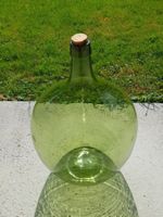 Vintage Grünglas-Flasche aus den 1950er Jahren