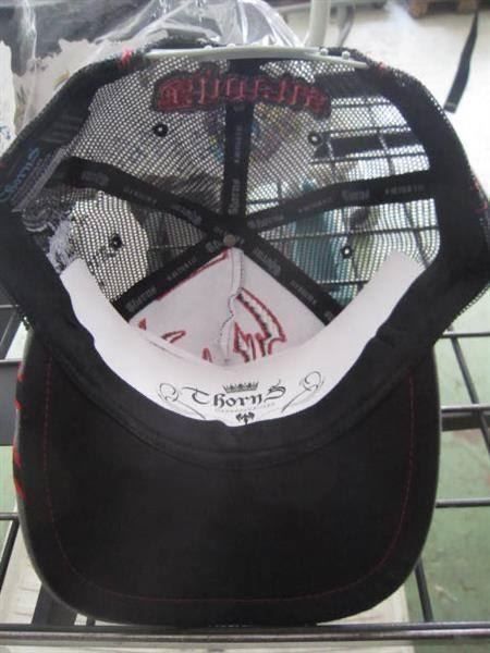 Copricapi, berretti & cappellini: Thorns Cap Spinne rot/grau/schwarz – Nuovo e nell'imballaggio originale da Necker venduto da liq24 5