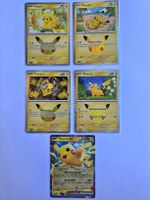 Pokémon 30th Celebration – 5x Pikachu Set inkl. ex DE 🇩🇪