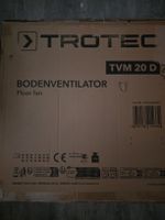 Ventilateur de sol TROTEC TVM 20 D neuf dans emballage