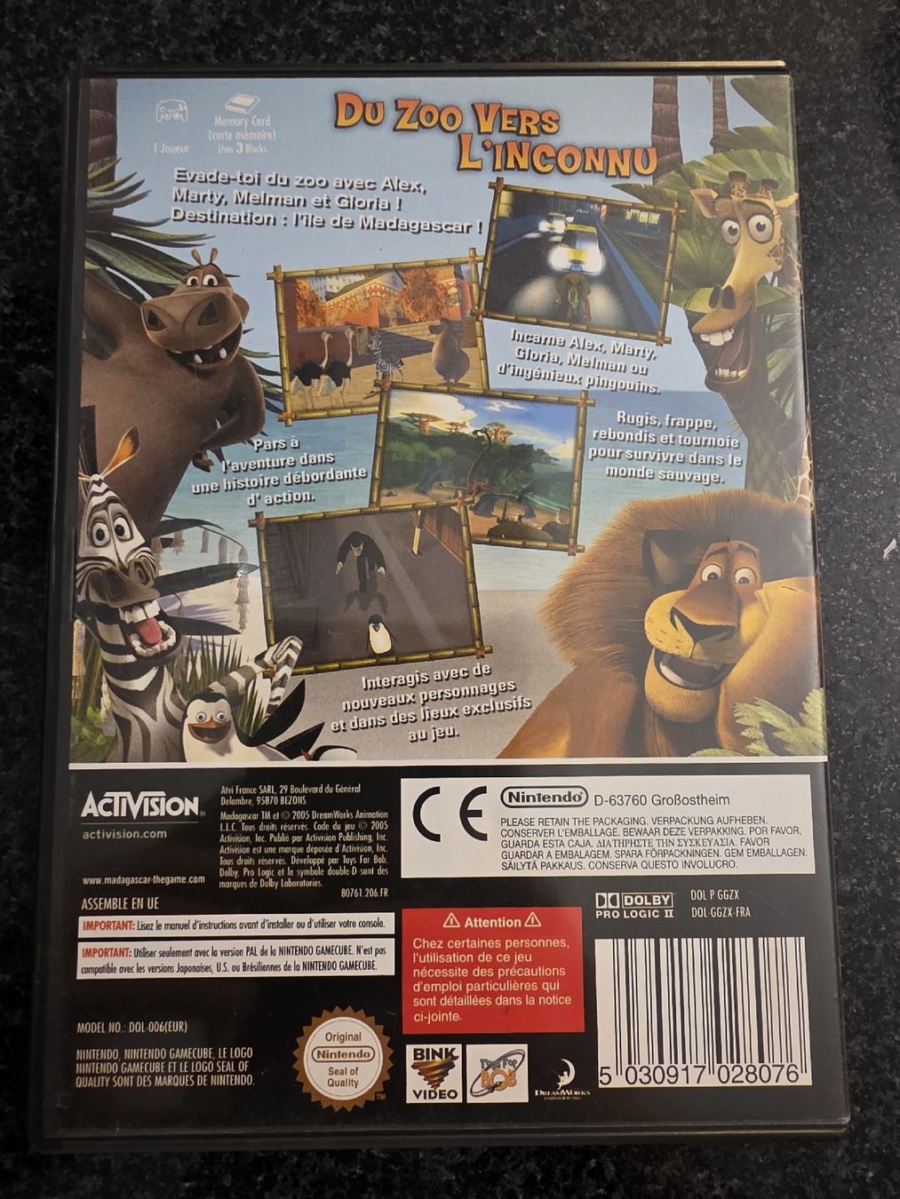 Jeux: Madagascar Gamecube – D'occasion à Chavornay par Crash37 1