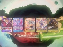 Carte One Piece Sanji Lotto 5 carte carte alt art