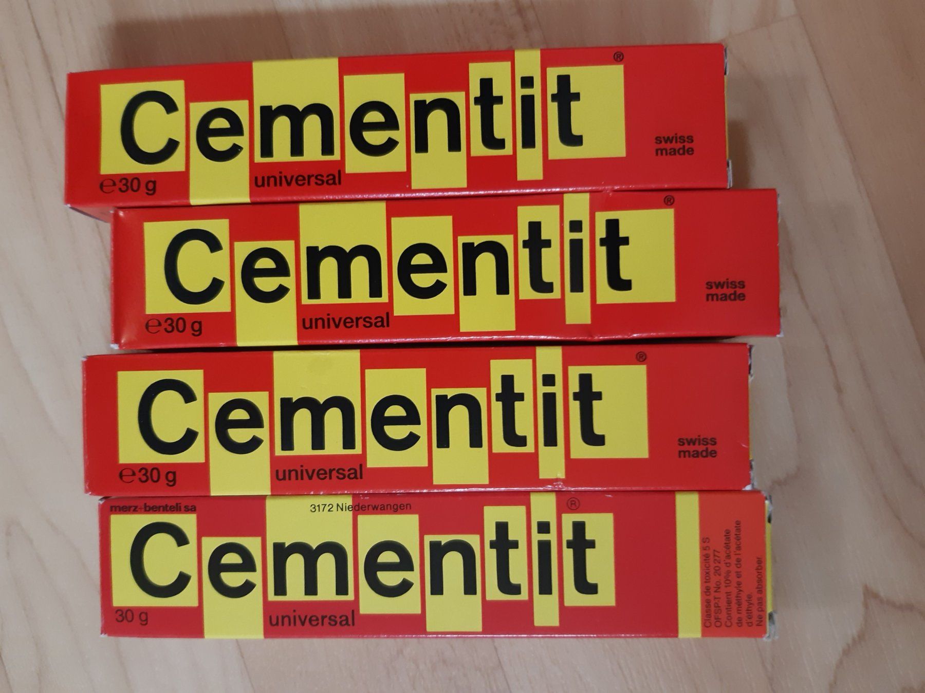 Sonstige Dekorationen & Accessoires: 4 neue Cementit-Schachteln – Neu und originalverpackt aus Nesslau von ebe_2yms