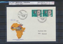 1977 Mittelholzer - Gedenkflug, "Zürich - Kairo"