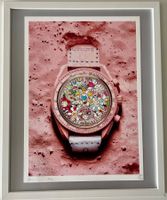 DEATH NYC Pop Art „Moonswatch & Murakami“, Ltd.x/100 +cadre