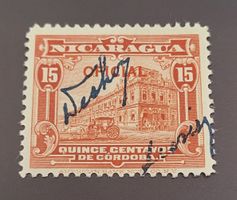 Nicaragua 1933 briefmarke