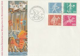 3 Sonderbriefe: 650 Jahre Morgartenschlacht 15.11.1965