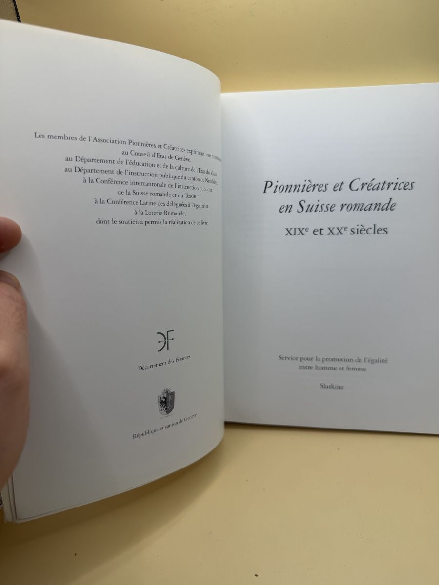 Bücher: Pionnières Créatrices Suisse romande XIX XX – Gebraucht aus Genève von sho_67qj 3