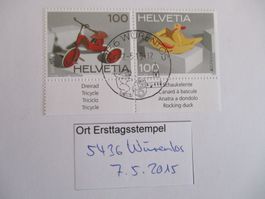 Voll Ort Ersttagsstempel aus 5436 Würenlos