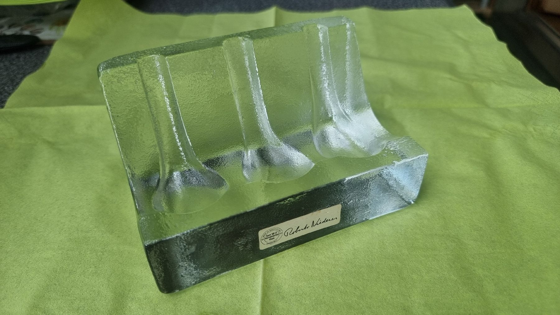Glasi Hergiswil Bicchieri: Roberto Niederer Glas  Pfeiffenhalter – Usato da Grossaffoltern venduto da kaefer14 1