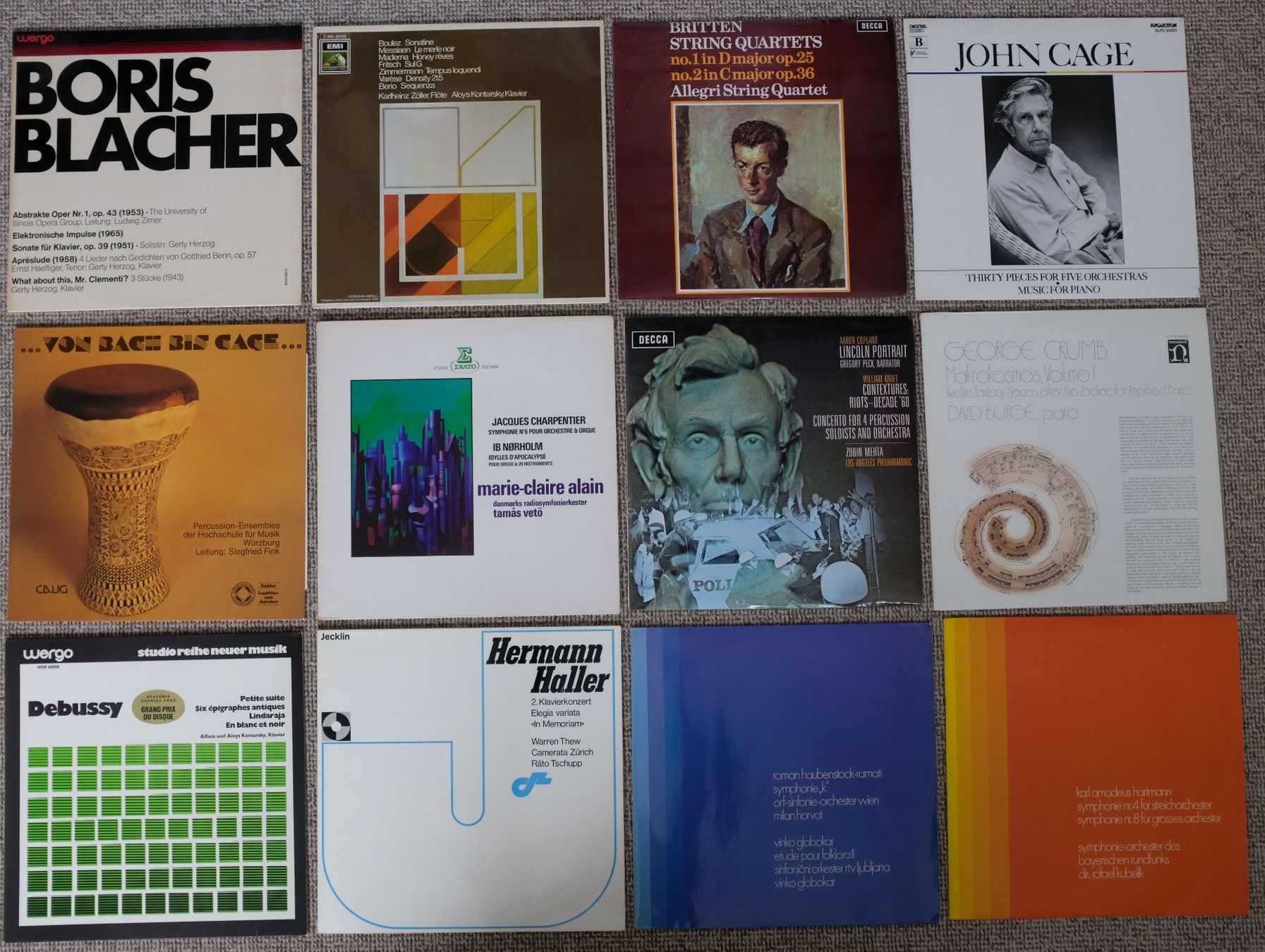 Dischi in vinile: 72 Vinylschallplatten, Klassik 20. Jarhundert – Usato da Zell ZH venduto da ticino03 1