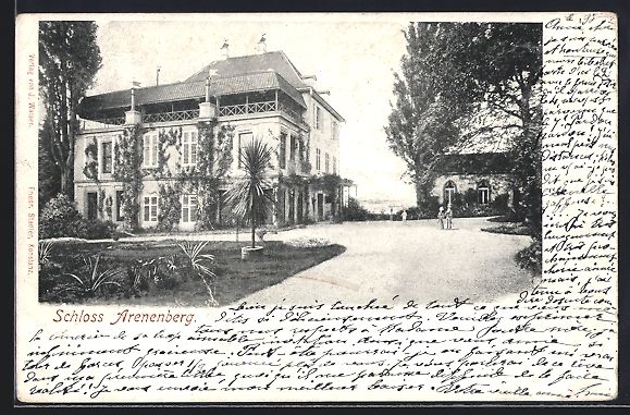 Ansichtskarten: Salenstein, Schloss Arenenberg mit Besuc – Gebraucht aus Berlin von bartko-reher