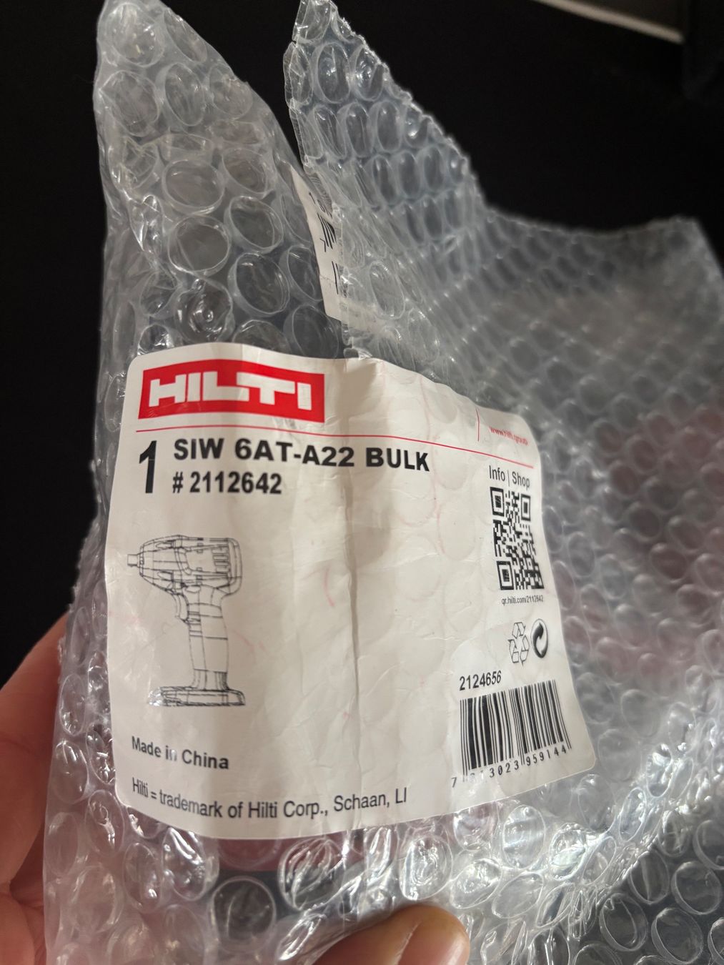 Hilti Trapani: Hilti SIW 6AT-22 SCHLAGSCHRAUBER – Usato da Liestal venduto da lis_82hy 4