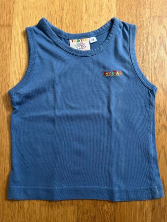 Ärmelloses Shirt für Jungs, mit gestricktem Schriftzug