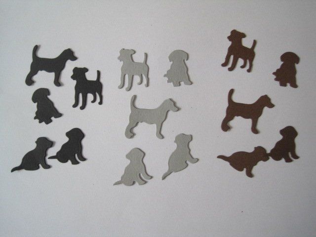 Carta: Stanz-Papier Motive versch. Hunde – Nuovo e nell'imballaggio originale da Schachen LU venduto da moepsli5