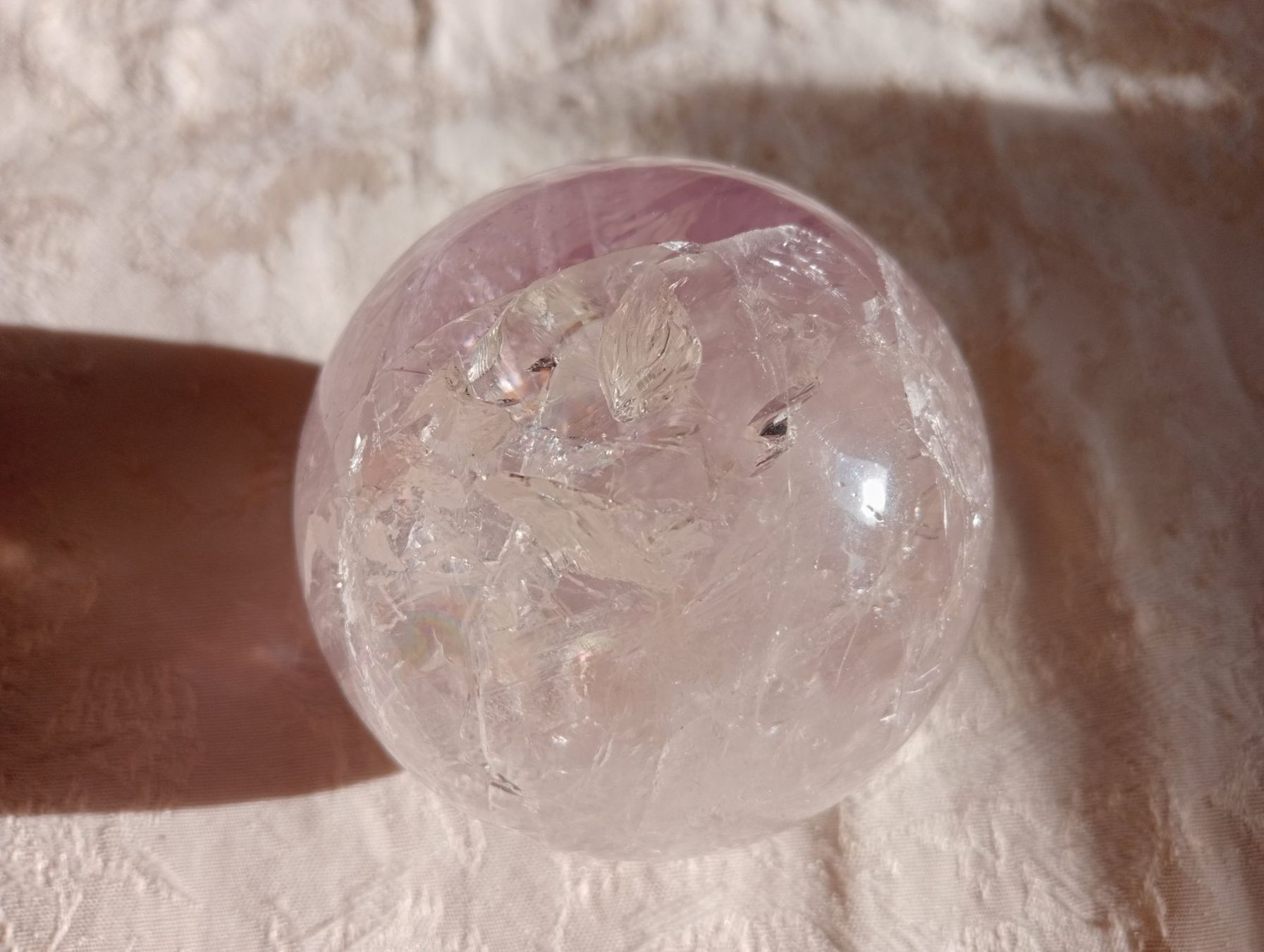 Minerali & Pietre curative: Amethystkugel Durchmesser ca. 8 cm Christallkugel – Usato da Oberdorf BL venduto da Barocki888 7