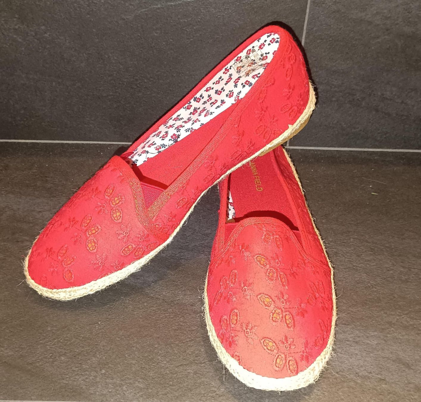 Anna Field Damenschuhe: Damenschuhe "Ballerinas" rot Grösse 40 – Neu (gemäss Beschreibung) aus Reichenburg von __rebbi__