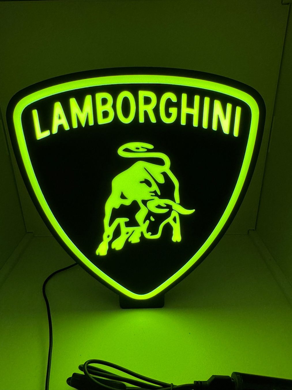 Lampade: Lightbox lampe led LOGO LAMBORGHINI – Nuovo (secondo la descrizione) da Vicques venduto da PAMB3D 1