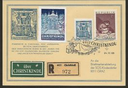 1969 R-Karte Christkindl. von Oesterreich