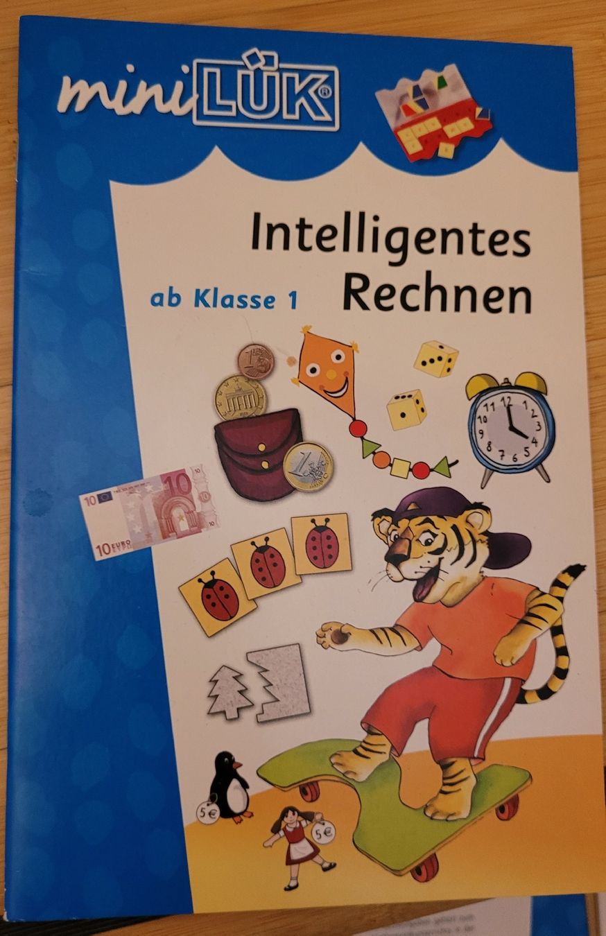 Bücher: Mini Lük und 6  Lernhefte " 1. Klasse plus Gerät – Neu (gemäss Beschreibung) aus Winkel von Tongabonga 2