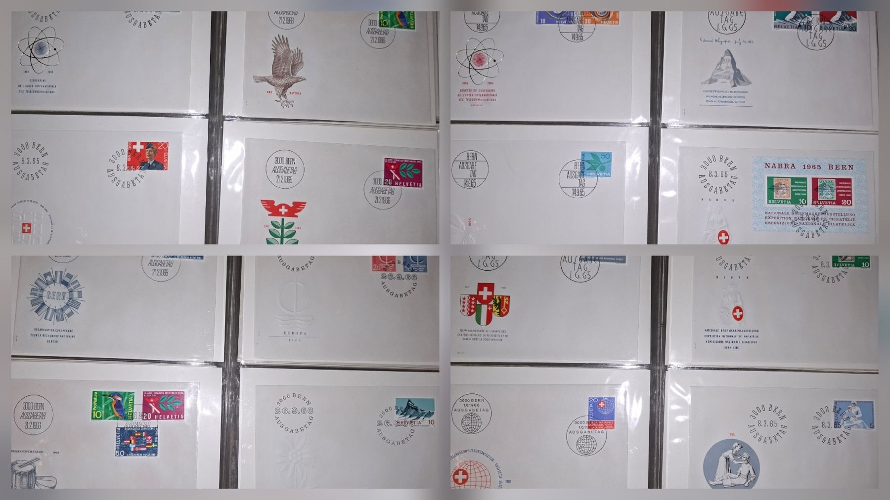 Tutti i francobolli: 100 FDC / Briefe Schweiz div. – Usato da Balgach venduto da SIMEON27 4