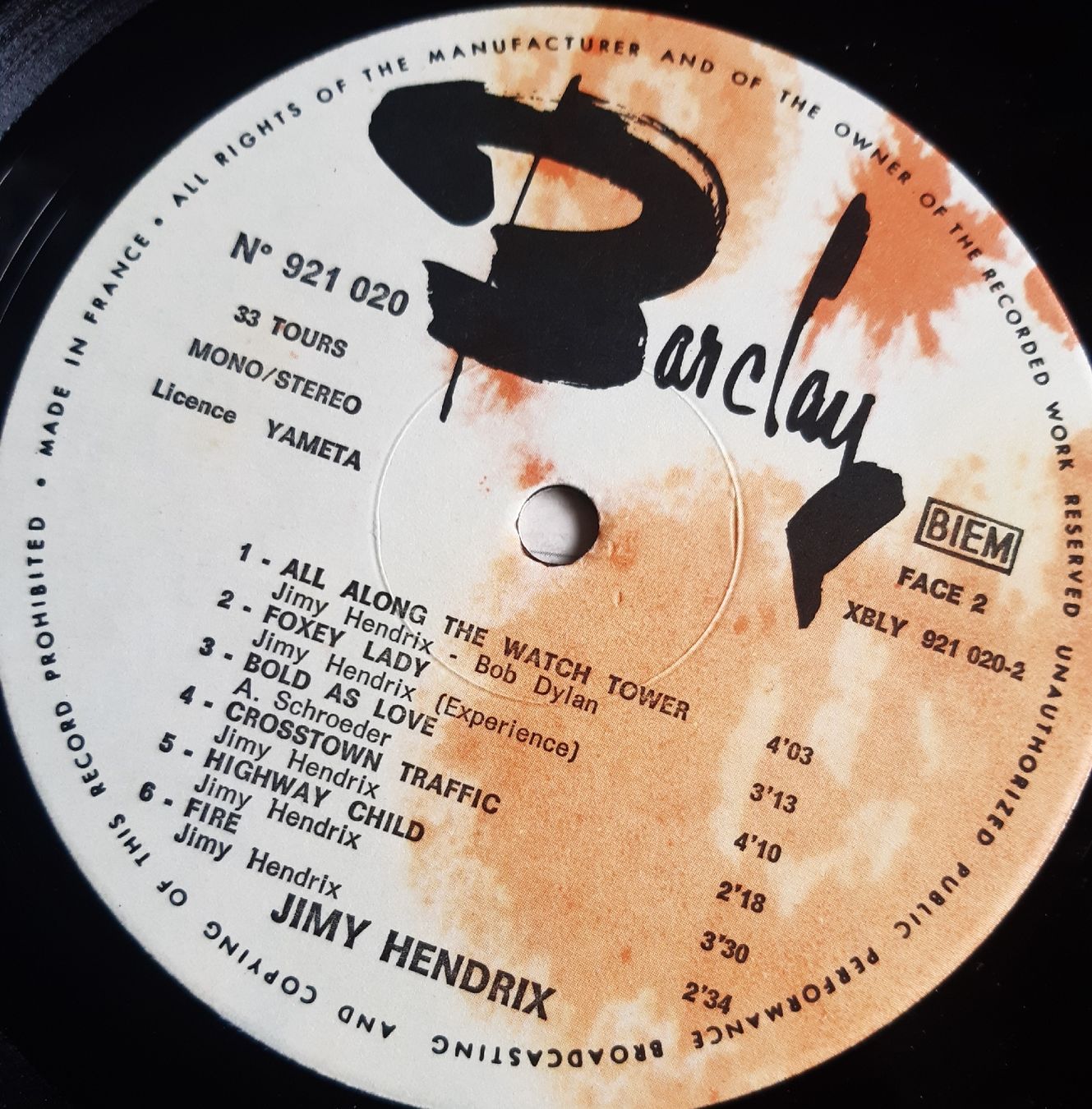 Dischi in vinile: Jimi Hendrix - Greatest Hits Vol. 3 – Usato da Frick venduto da kyb_yq8h 2