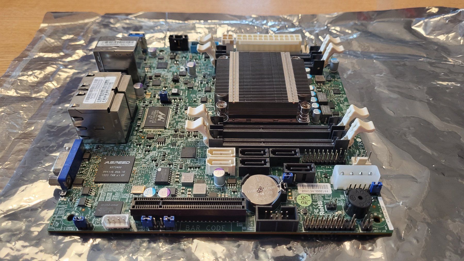 Cartes mère: Supermicro A1SRi-2758F Mini-ITX Server-Mainboard Intel Atom – D'occasion à Schwarzenburg par Geforce 1
