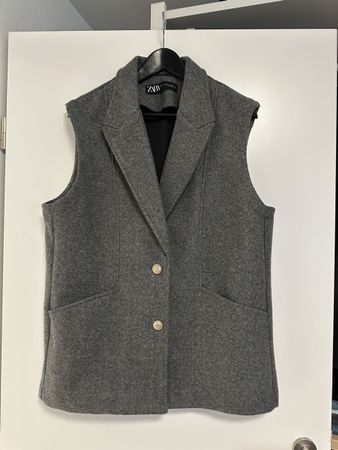 Zara Weste grau Gr. M-L