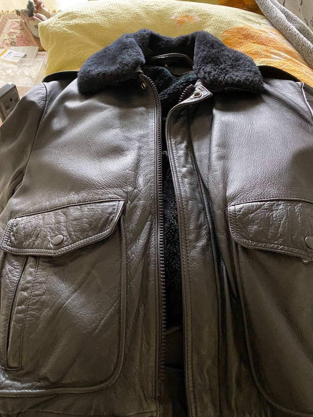 Giacche: Pilotenlederjacke gefüttert – Nuovo (secondo la descrizione) da Bellach venduto da Legdance 5