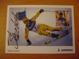 STEVEN LOCHER (CH) SKISTAR  HANDSIGNIERT AK !