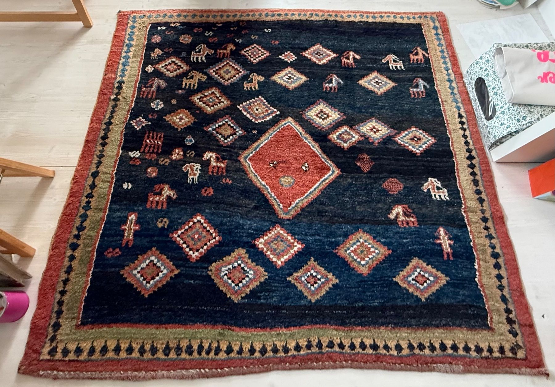 Gabbeh Tapis: Wunderschöner Gabbeh – D'occasion à Biel/Bienne par rosaalba