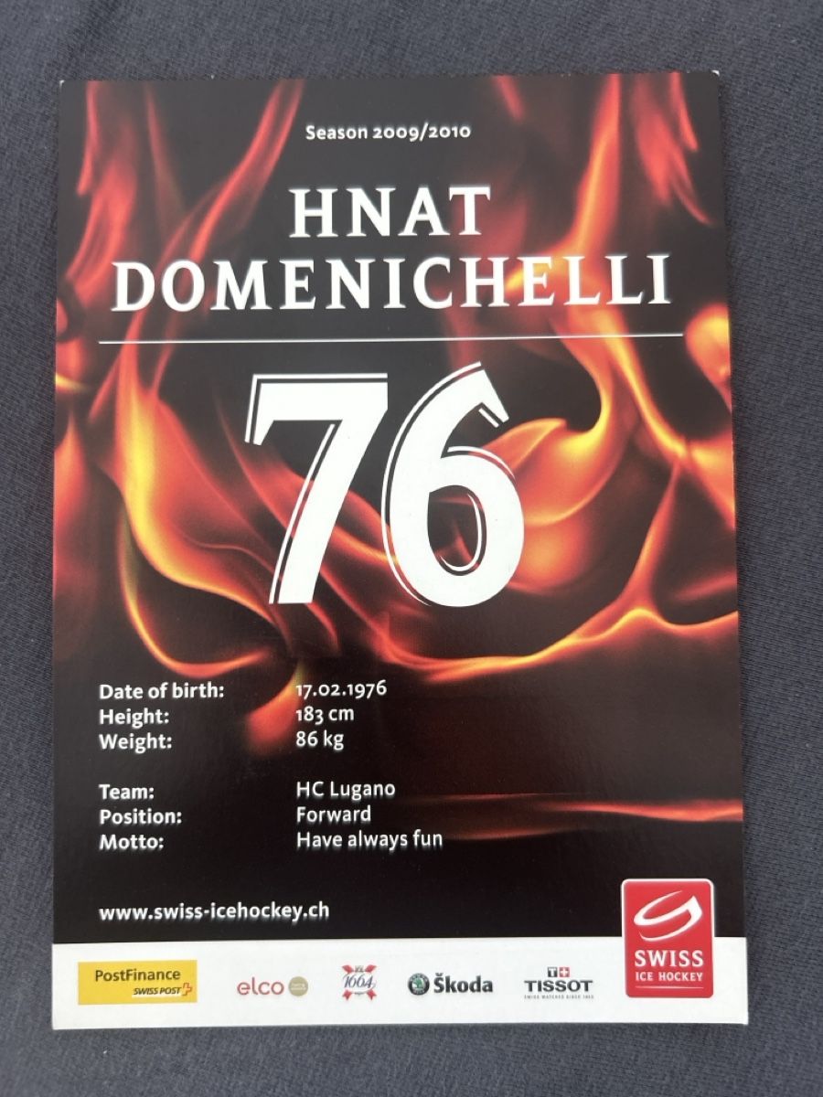 Autogramme: Autogrammkarte Hnat Domenichelli Nati – Gebraucht aus Langnau im Emmental von Iriss 1