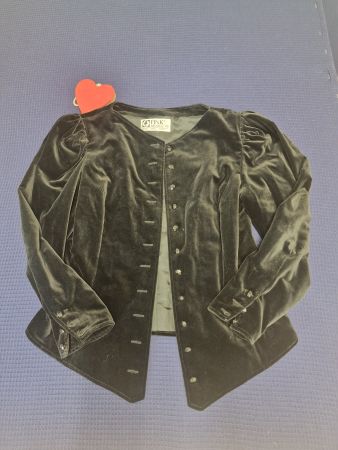 Tolle Fink Modell Samtjacke schwarz Gr 40 (klein) gebraucht