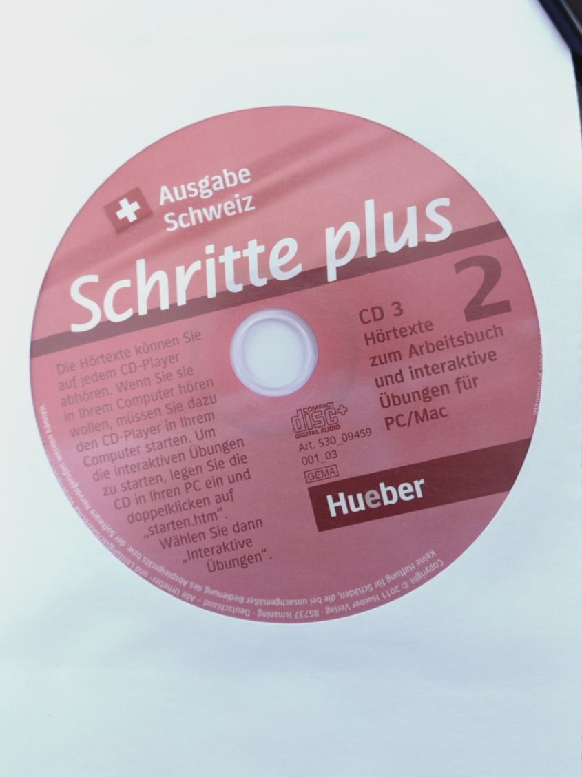 Livres: Schritte plus 2 Kurs-+ Arbeitsbuch Niv.A1/2, 2020 Schweiz+CD – Neuf (Voir description) à Uster par Junipa 2