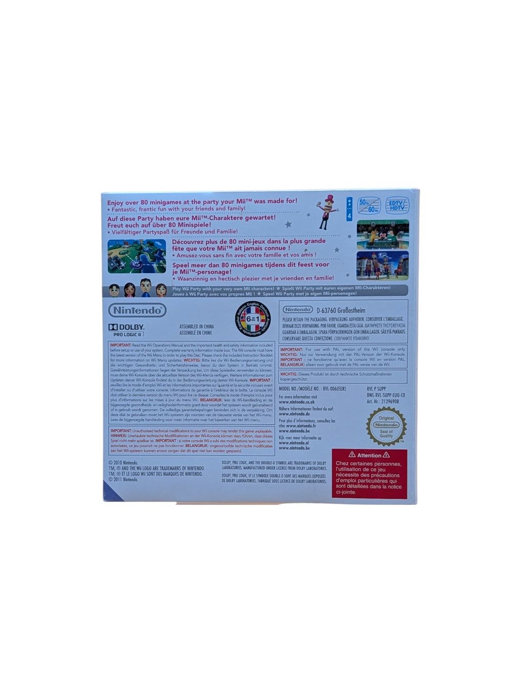 Nintendo Spiele: Wii Party Nintendo Wii – Gebraucht aus Domat/Ems von IsseldorsShop 1
