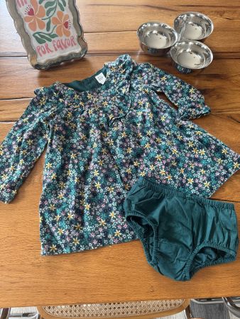 GAP BABY 💚🌷 floral set 86