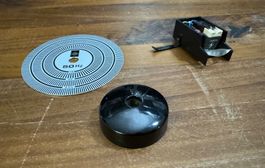 EMT Zubehör headshell stroboscheibe und original Puck