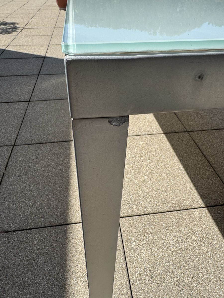 Tavoli: Outdoor Glastisch / Gartentisch – Usato da Winterthur venduto da s.abp 1