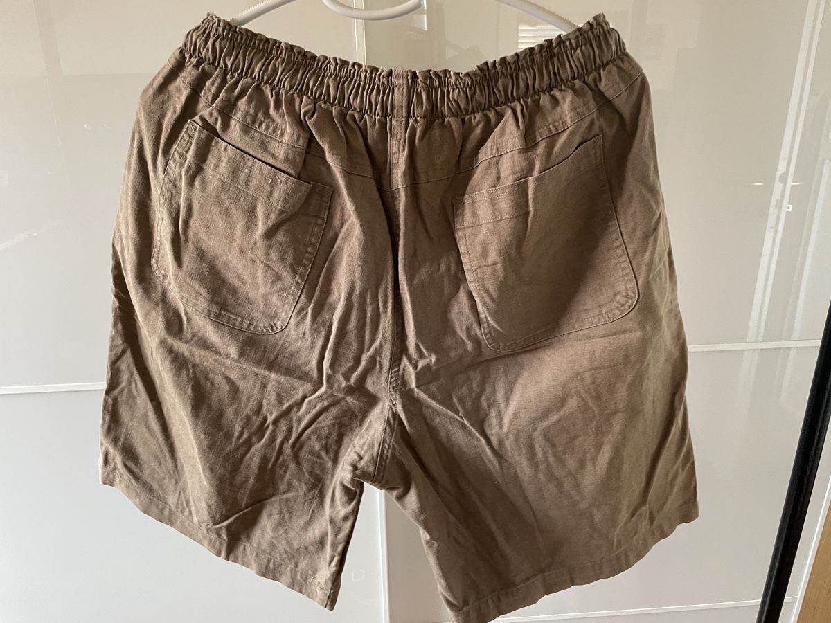 Pantaloni: Leinen Bermudas Gr. 42 Herren – Nuovo (secondo la descrizione) da Rümlang venduto da euqinom16 1