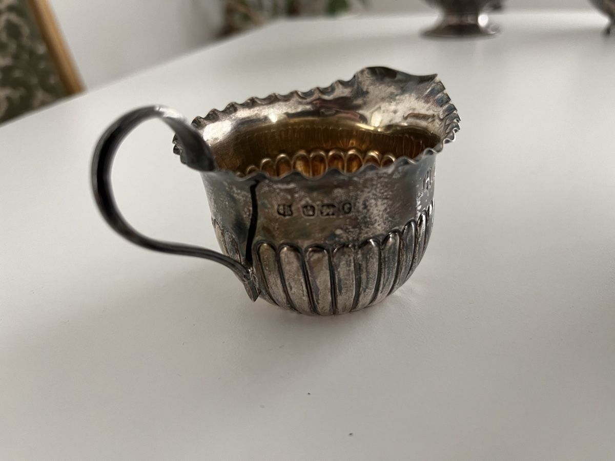 Geschirrsets: John & William Deakin 2er Sterling Silber Set aus 1897 – Gebraucht aus Lachen SZ von ratata 2