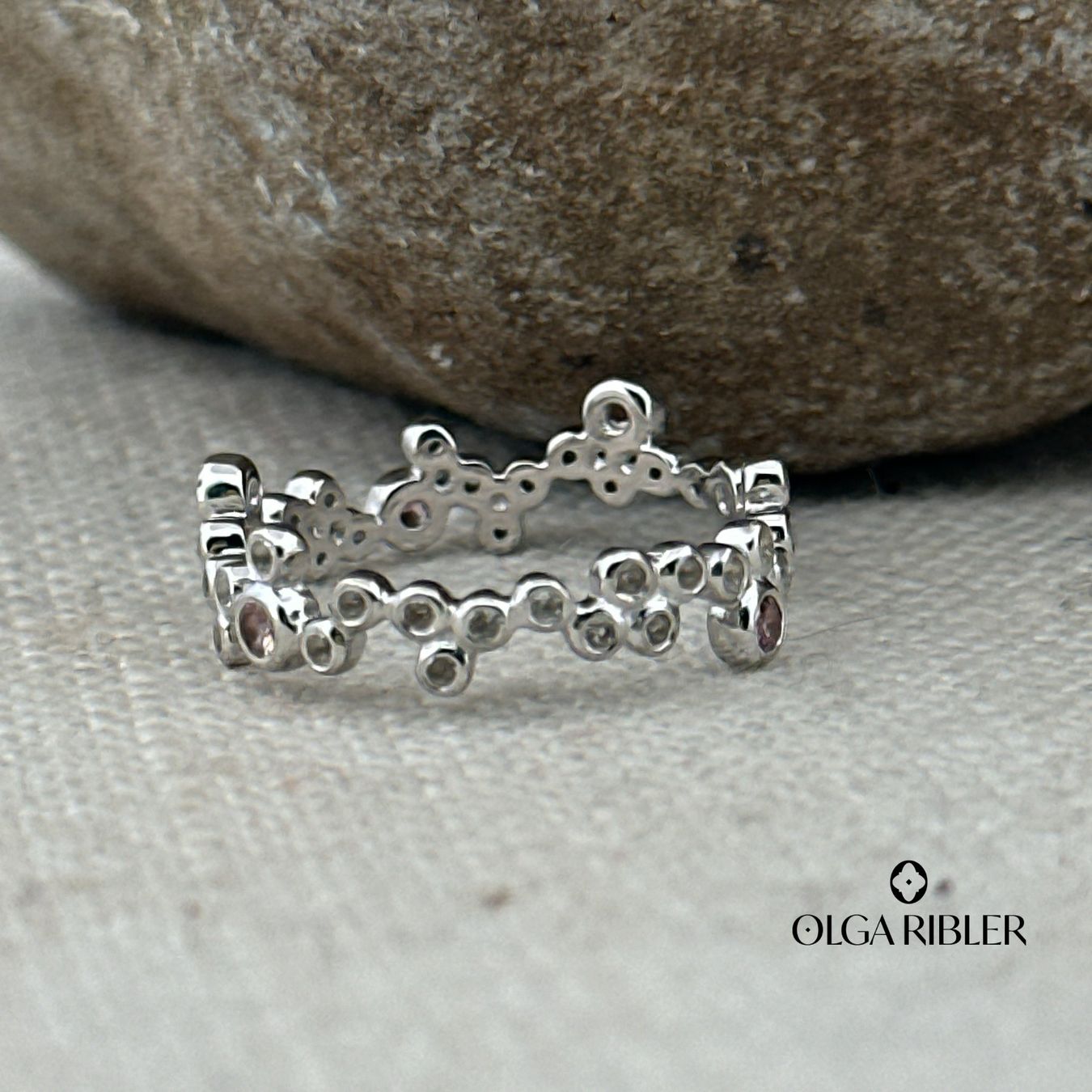 Olga Ribler Anelli: Memory Silber Ring 925 mit Topas und Turmalin Grösse 52 – Nuovo (secondo la descrizione) da Luzern venduto da Schmuckoutlet
