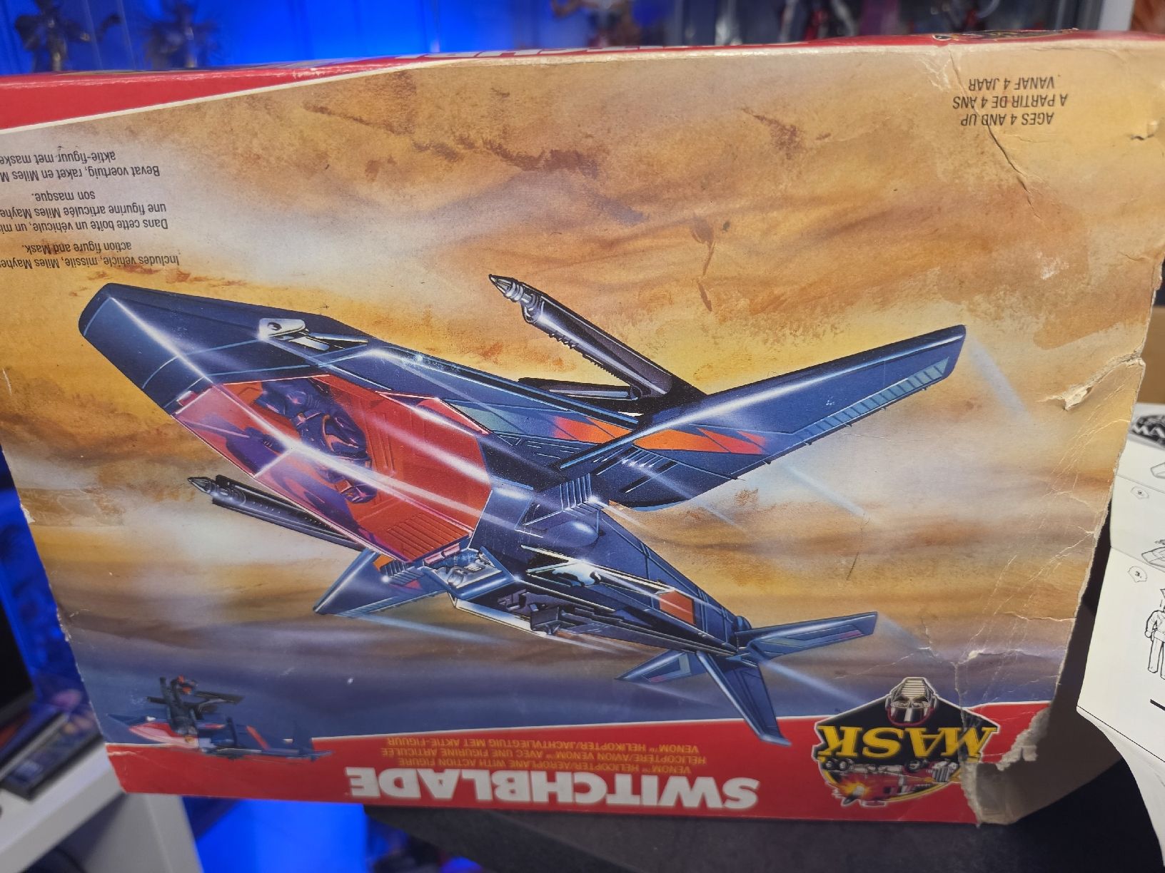 Giocattoli: M.A.S.K. Switchblade en boîte complet  1986 original  – Difettoso da Châtel-St-Denis venduto da Konami 4