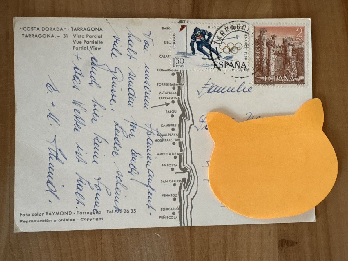 Cartoline postali: AK von Spanien / Costa Dorada Tarragona – Usato da Rümlang venduto da Kartenpost1 1