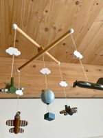 Jabadabado Babymobil Flugzeuge Holz mehrfarbig guter Zustand
