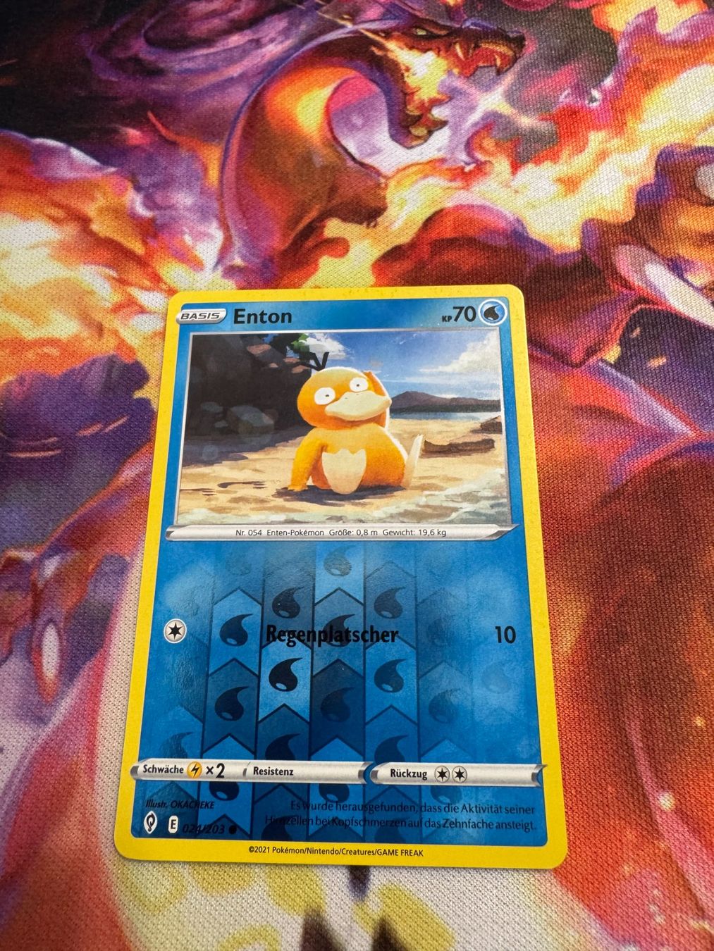 Pokémon Cartes à collectionner: Enton (EVS 024) / Reverse Holo / Drachenwandel – Neuf (Voir description) à Bülach par CherryBlu