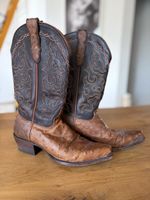 Cowboy Western Stiefel (Linedance) Straussenleder 39 + Gurt